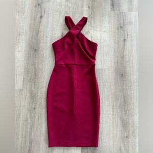 Likely Carolyn Dress Burgundy / Purple